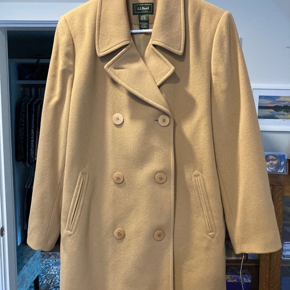NWT LL Bean Wool coat - Picture 1 of 3
